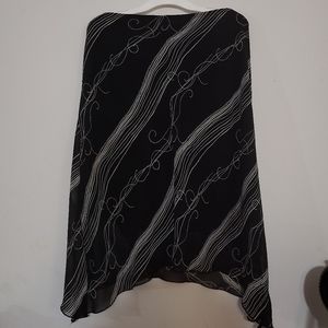 Knee length dress stretch skirt